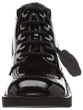 Kickers-Kick-Hi-Womens-Leather-Ankle-Boots-Black-Patent-38-EU-0-2