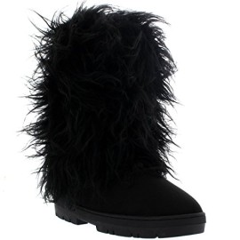 Womens-Long-Fur-Covered-Rain-Fur-Lined-Winter-Warm-Tall-Snow-Boots-0