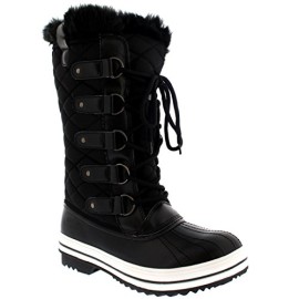 Womens-Snow-Boot-Nylon-Tall-Winter-Snow-Waterproof-Fur-Lined-Warm-Rain-Boot-0