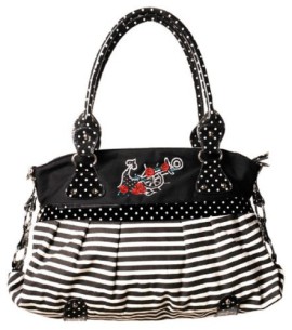 Anchor-Sailor-Nautical-Handbag-by-Banned-Polka-Dot-50s-Rockabilly-Black-White-0