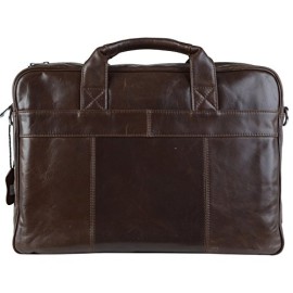 JackChris-New-High-Quality-Genuine-Leather-Mens-briefcase-Laptop-Bag-Shoulder-bag-Handbag-NM1871-0-2