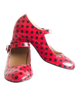 La-Senorita-Flamenco-Shoes-Red-Black-0