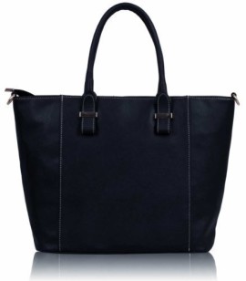 New-Womens-Ladies-Designer-Inspired-Celebrity-Luxury-Tote-Bags-Faux-Leather-Bucket-Style-Shoulder-Handbags-Navy-Luxury-0