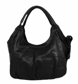 1A-Genuine-Leather-Womens-BagPurse-Handbag-Shoulder-Bag-Nero-00106-0