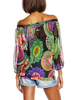 Desigual-Womens-Betsy-34-Sleeve-Blouse-0-0