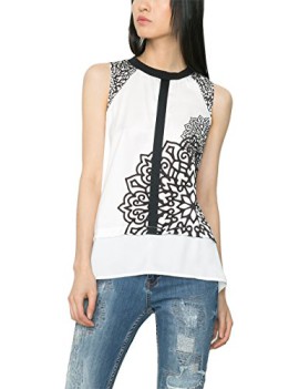 Desigual-Womens-Normal-Waist-Sleeveless-Blouse-0