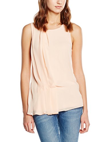 French Connection Women's FLORRIE DRAPE S/LSS RDNK TOP Blouse