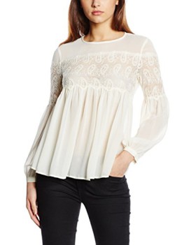 French-Connection-Womens-Marseilles-Lace-Ls-Rdnk-Top-Long-Sleeve-Shirt-0