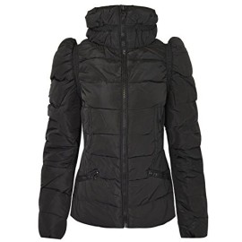 LADIES-WOMENS-GIRLS-WARM-PADDED-QUILTED-WINTER-COAT-BOMBER-VINTAGE-JACKET-SIZE-0