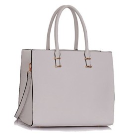 Ladies-Black-Leather-Handbag-New-Tote-Designer-Style-Celebrity-Shoulder-Bag-White-Fashion-Tote-0