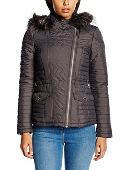 Lipsy-Womens-Dark-Grey-Short-Puffa-Coat-0