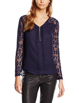 Lipsy-Womens-Lace-Sleeve-Zip-Long-Sleeve-Blouse-0