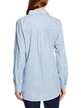 New-Look-Womens-Chambray-Stripe-Long-Sleeve-Shirt-0-0