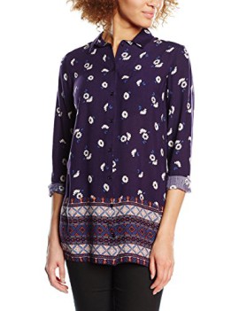 New-Look-Womens-Gypsy-Border-Print-Long-Sleeve-Shirt-0