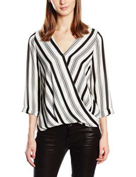 New-Look-Womens-Karena-Stripe-Wrap-Front-Long-Sleeve-Blouse-0