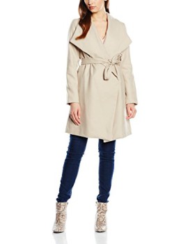 New-Look-Womens-Lined-Waterfall-Belted-Long-Sleeve-Coat-0