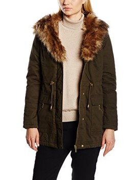 New-Look-Womens-Monopoly-Shawl-Faux-Fur-Parka-Coat-0