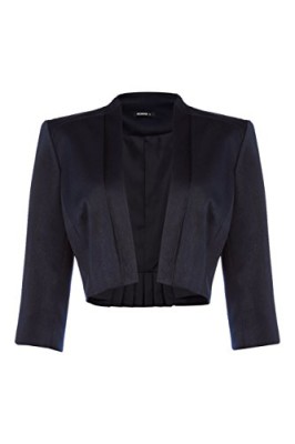 Roman-Womens-Bow-Back-Detail-Jacket-Navy-0