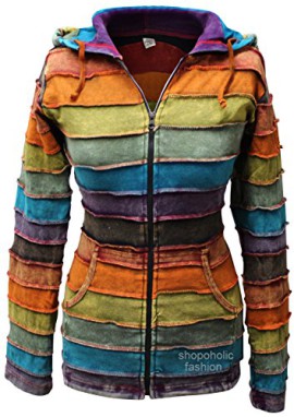 Shopoholic-Fashion-Women-Acidwashed-Rainbow-Hippy-Hoodie-Jacket-0