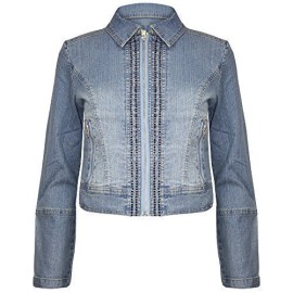 Womens-Ladies-Coat-Studded-Cropped-Waistcoat-Outerwear-Denim-Jeans-Jacket-Top-0