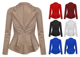 Womens-Ladies-Crop-Frill-Shift-Slim-Fit-Fitted-Peplum-Blazer-Jacket-Coat-UK-8-14-SM-UK-810-Beige-0