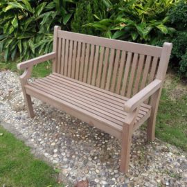 2-Seater-Winawood-Sandwick-Garden-Bench-Brown-0