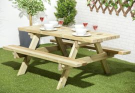 5ft-Heavy-Duty-Pressure-Treated-Wood-Picnic-Table-Bench-Extra-Thick-Timber-Commercial-Grade-Used-for-Pubs-Clubs-Public-Gardens-Made-in-the-UK-0