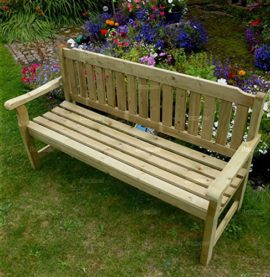 5ft-WIDE-3-SEATER-WOODEN-BENCH-PRESSURE-TREATED-0