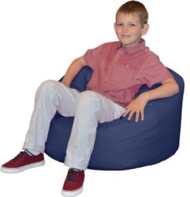 70CM-CHILDRENS-BEANBAG-NAVY-BLUE-Bean-bag-Chair-Stain-Water-Resistant-0