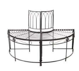 Alium-Ischia-Steel-Circular-Garden-Tree-Seat-in-Black-Half-Circular-0