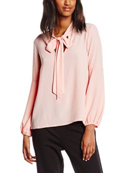 Closet-Womens-Tie-Neck-Bell-Sleeve-Long-Sleeve-Blouse-0