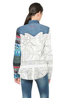 Desigual-Womens-Normal-Waist-Long-Sleeve-Shirt-0-3