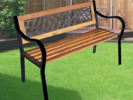 EXPRESS-TRADING--3-SEATER-WOODEN-GARDEN-OUTDOOR-WOOD-LATTICE-BACK-PARK-BENCH-SEAT-FURNITURE-0