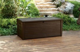 GARDEN-STORAGE-BENCH-BOX-LARGE-454L-KETER-RESIN-FURNITURE-LOCKABLE-WATERPROOF-0