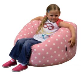 Gilda-Childrens-Bean-Bag-PINK-SPOTS-COTTON-ideal-kids-Beanbag-Chair-Great-Extra-Seating-other-colors-available-in-our-Amazon-store-0