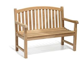 Gloucester-Teak-Curved-Back-2-Seater-Garden-Bench-12m-4ft-Garden-Bench-Jati-Brand-Quality-Value-0