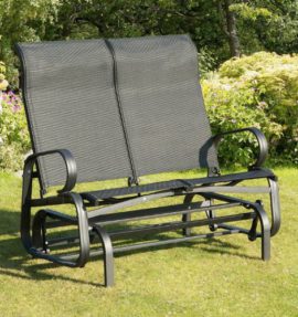 Havana-Twin-Seat-Glider-Black-0-0