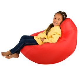 Hi-BagZ-Water-Resistant-Kids-Bean-Bag-Gaming-Chair-Red-0