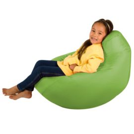 Hi-BagZ-Water-Resistant-Kids-Gaming-Chair-Bean-Bag-Lime-Green-0