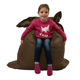 Kids-BeanBag-Large-6-Way-Garden-Lounger-GIANT-Childrens-Bean-Bags-Outdoor-Floor-Cushion-BROWN-100-Water-Resistant-0-1