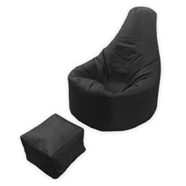 Large-Gaming-Beanbag-Indoor-And-Outdoor-Garden-Lounge-Gamer-Chair-with-matching-Foot-Stool-in-Black-High-Quality-Water-Resistant-Material-0