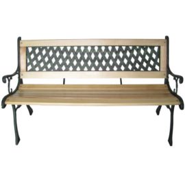 Miadomodo-3-Seater-Wooden-Outdoor-Garden-Bench-With-Cross-Hatch-Design-0-0