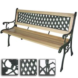 Miadomodo-3-Seater-Wooden-Outdoor-Garden-Bench-With-Cross-Hatch-Design-0