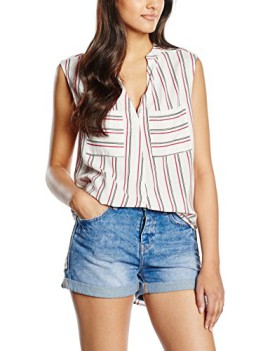 New-Look-Womens-Greta-Stripe-Grandad-Sleeveless-Shirt-0