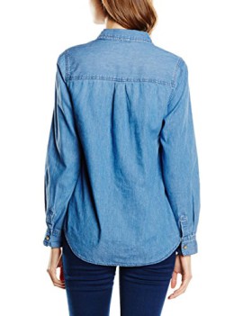 New-Look-Womens-Yoke-Denim-Long-Sleeve-Shirt-0-0