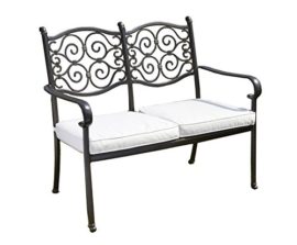 Royalcraft-Versailles-2-Seater-Cast-aluminium-Bench-including-cushions-0