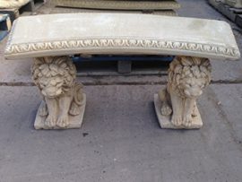 Stone-Garden-Bench-Lion-Design-with-Curved-Top-0