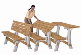 Wooden-Table-Bench-Flip-Top-Bench-any-size-just-add-your-CLS-2x4-Timber-0