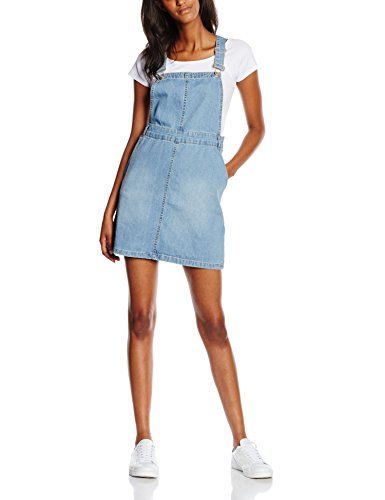 New Look Women’s Rain Denim Pinny Sleeveless Dress