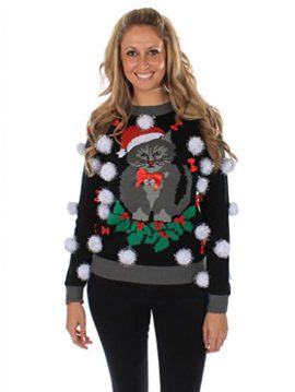 Womens-Ugly-Cat-Jumper-with-Bells-0